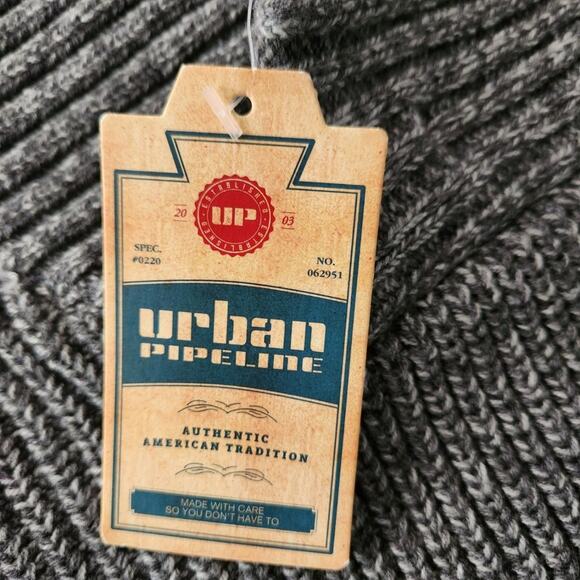 Urban Pipeline Men's Gray Pullover Shaker Shawl Sweater XLarge - Picture 7 of 8